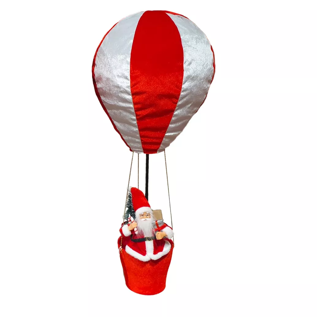 BALLON W SANTA 2ASS ROUGE BLANC
