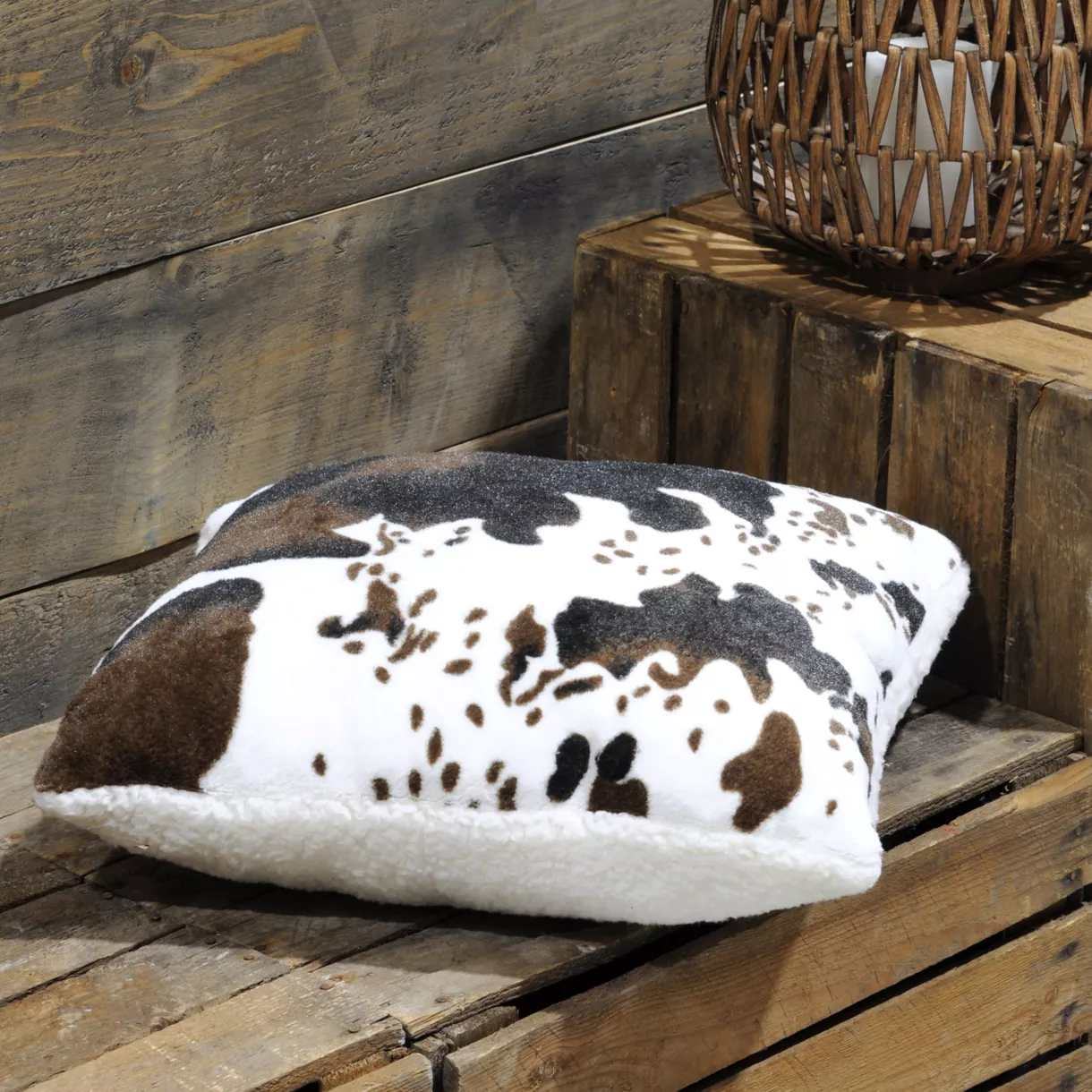 Cuscino (40 cm) Mucca bruno