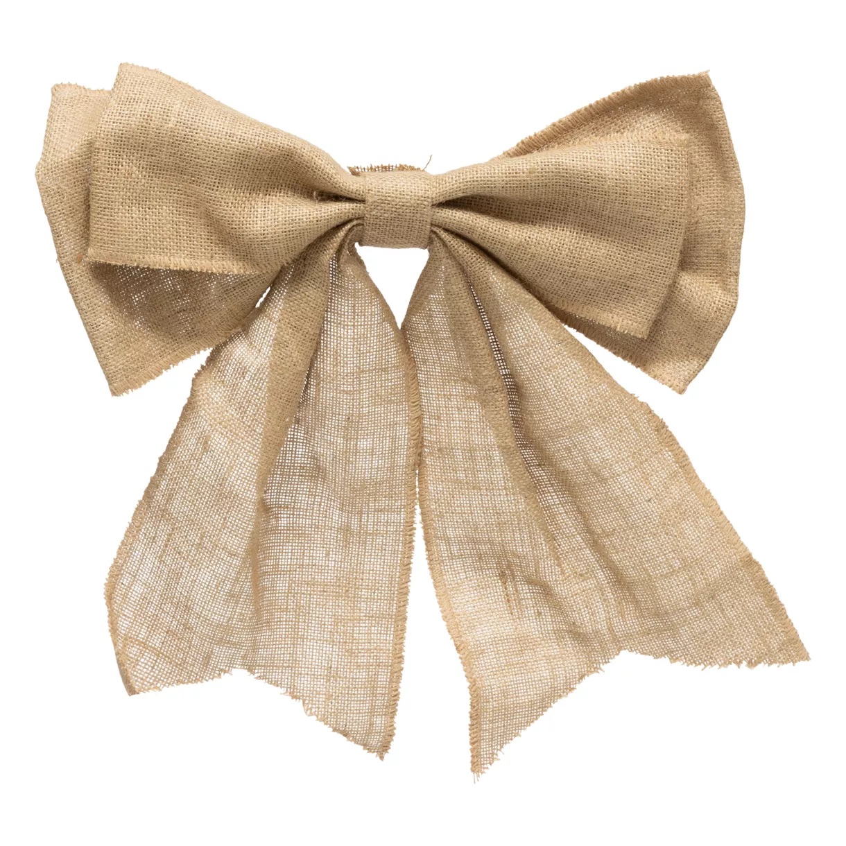 DECO DE NOEL NOEUD JUTE XL 40X46CM