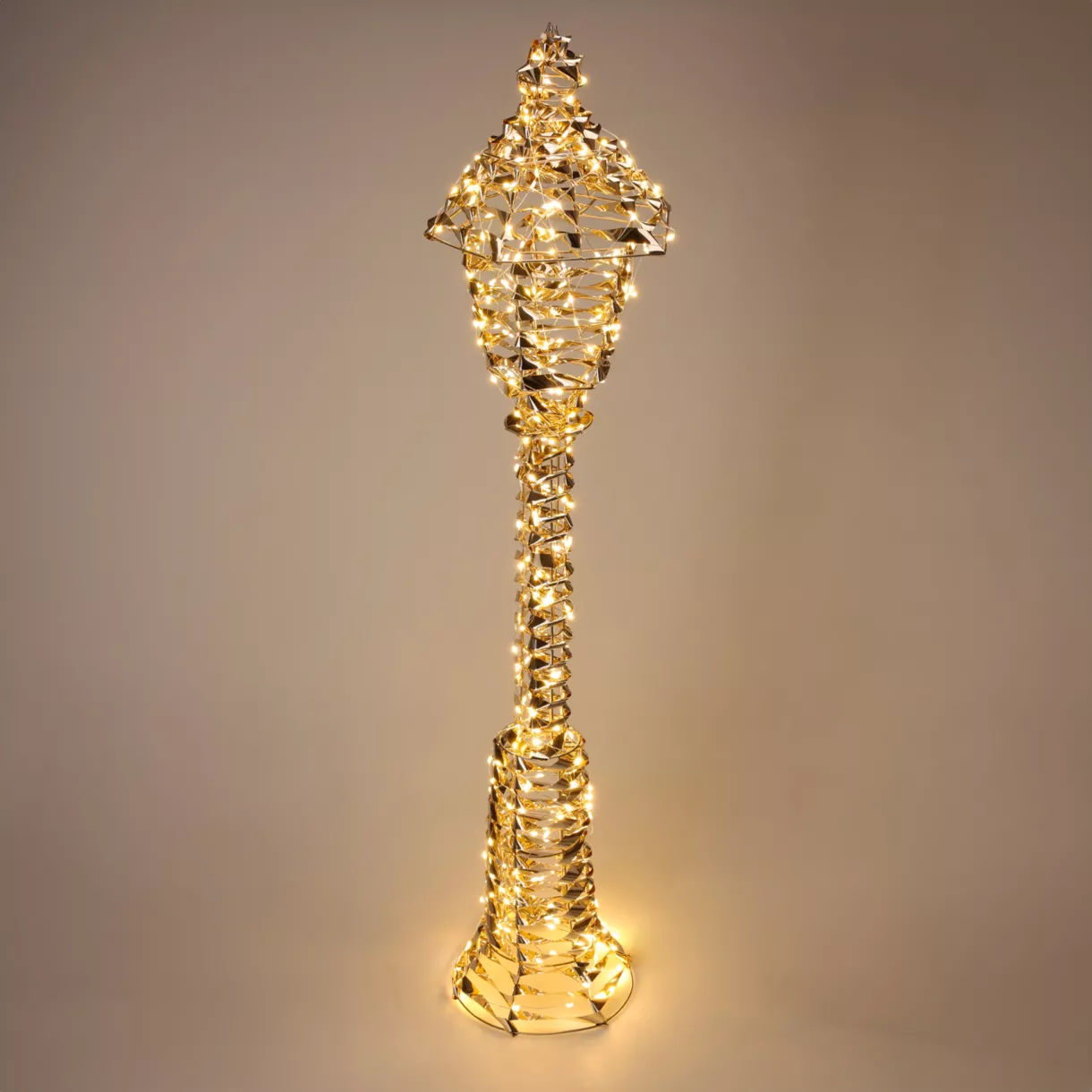 LANTERNE 140CM AVEC LED OR