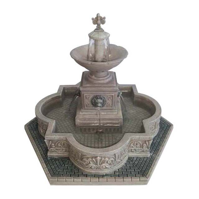 MODULAR PLAZA-FOUNTAIN, ADAPTATEUR 74254 550M& BLANC INCLUS