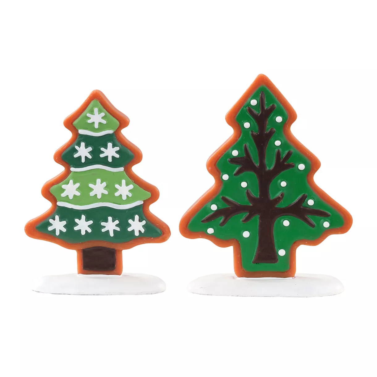 ARBRES DE BISCUIT AU SUCRE JEU DE 2