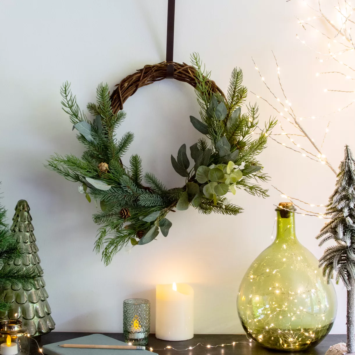 Corona de Navidad Artemisia 1