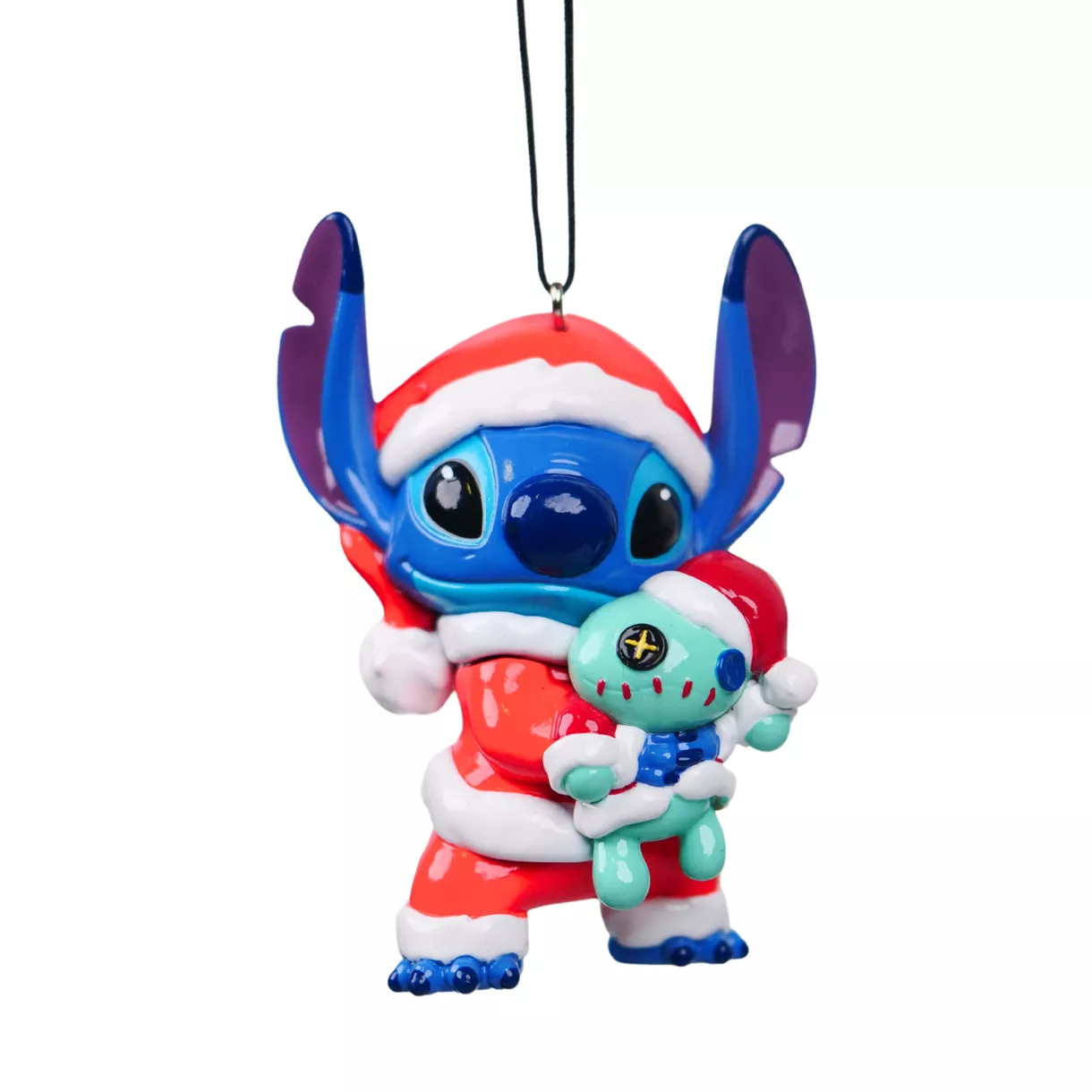 eminza Suspension de Noël Disney (H8 cm) Stitch et son doudou