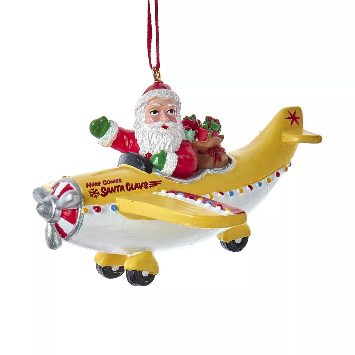 ASSORTIEMENT DE 2 AVIONS AVEC LE PéRE NOEL 9 CM MOD A