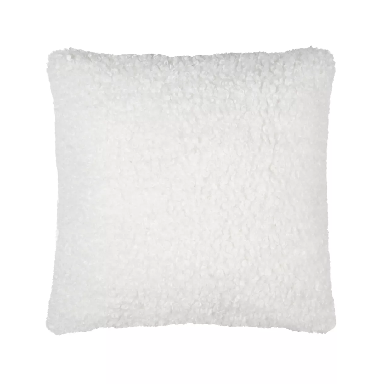 Coussin carré bouclette (45 x 45 cm) Grignon Ecru