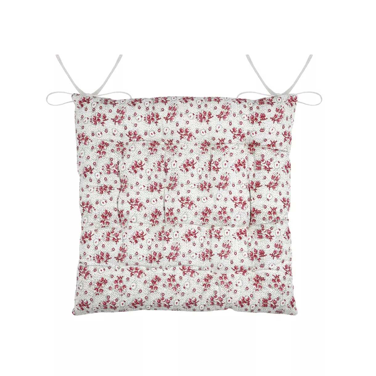 Coussin de chaise carré coton (38 x 38 cm) Ginny Rose