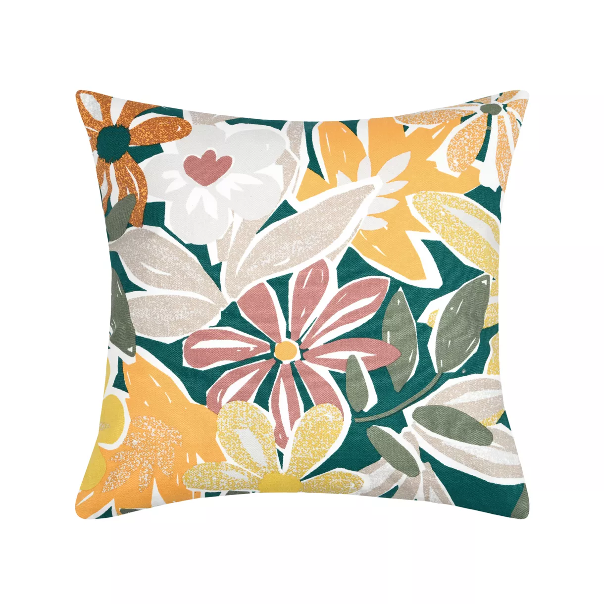 Housse de coussin carrée coton (40 x 40 cm) Maria Multicolore