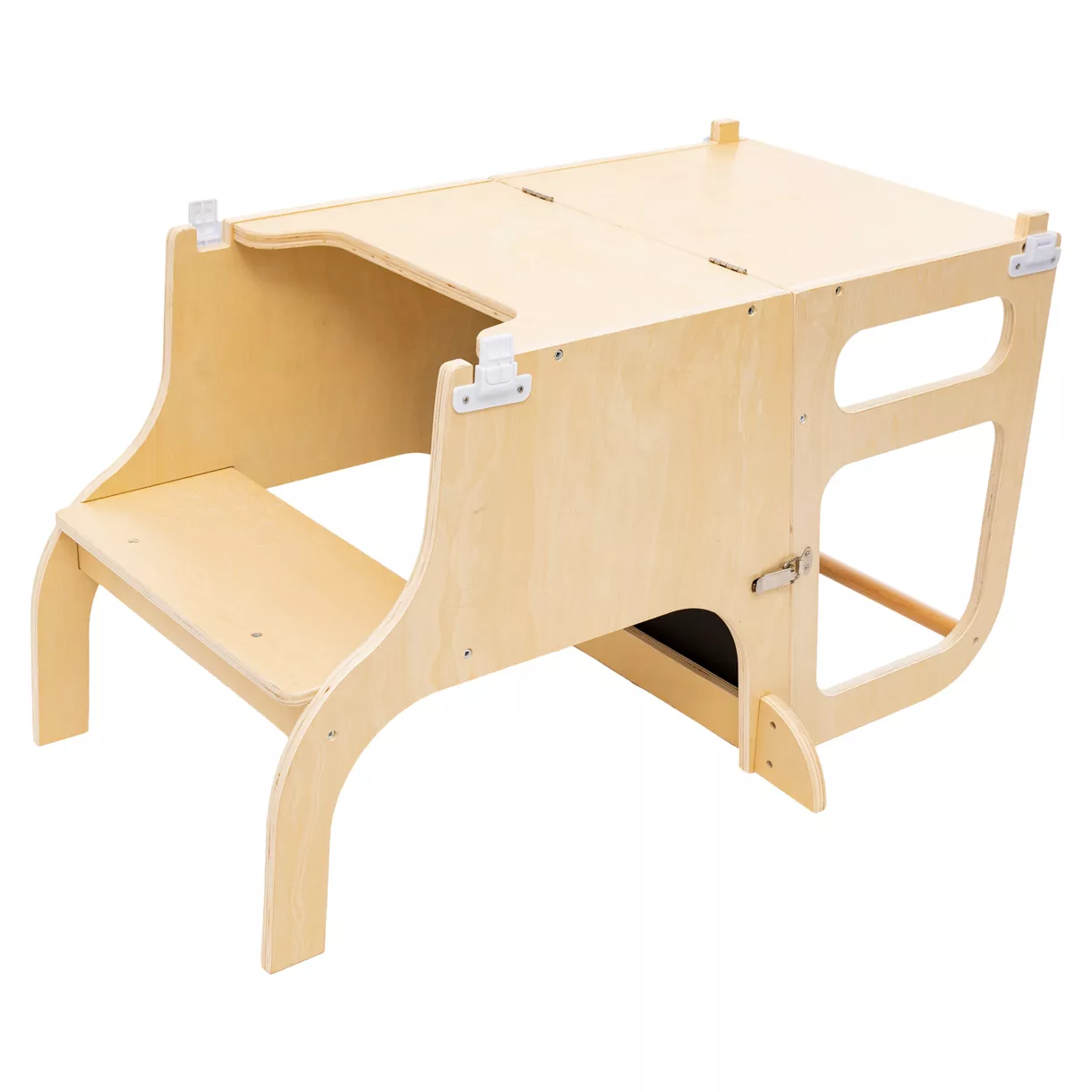 Observatietoren houten bureau (H91 cm) Alba Bruin
