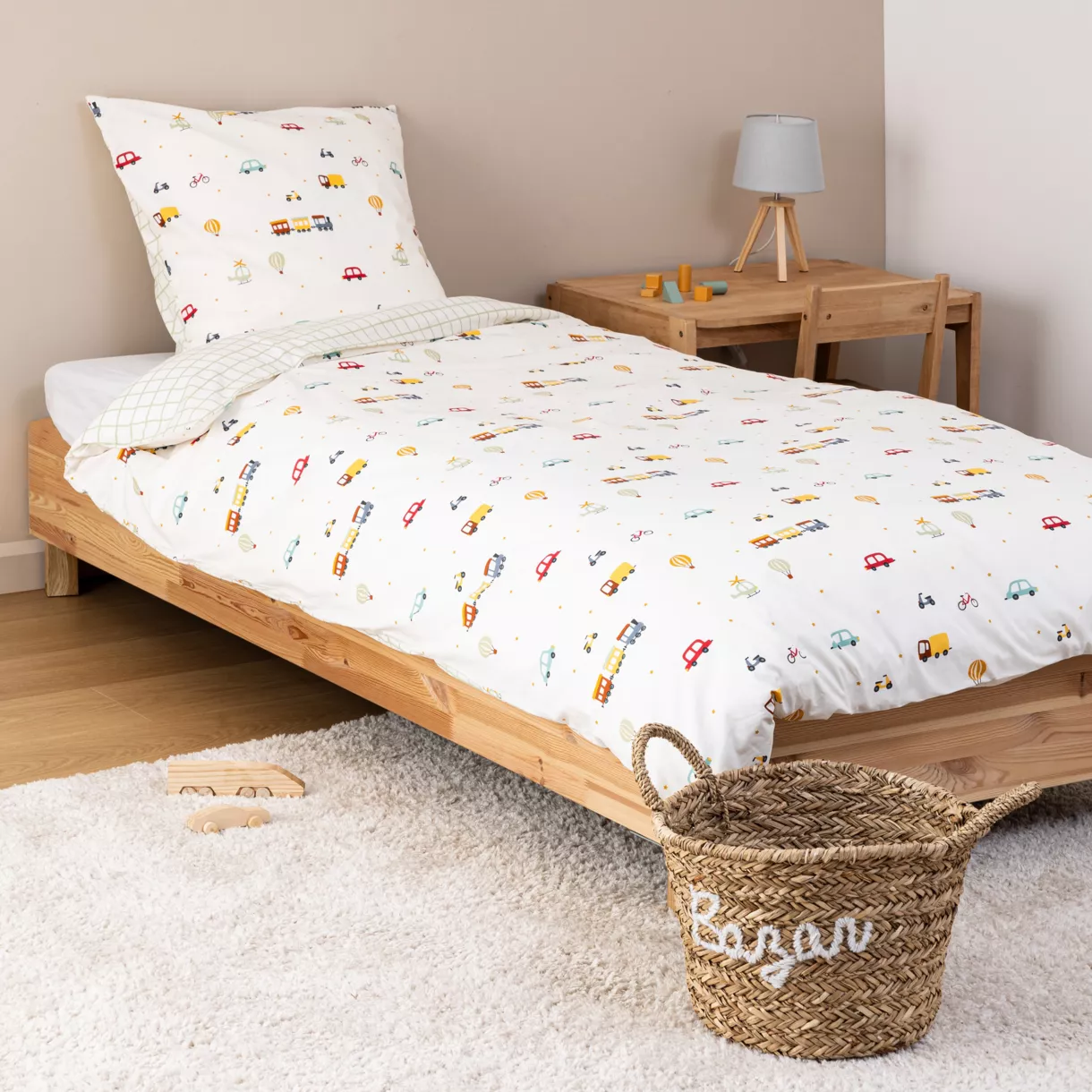 PARURE AOP VOITURES 140X200