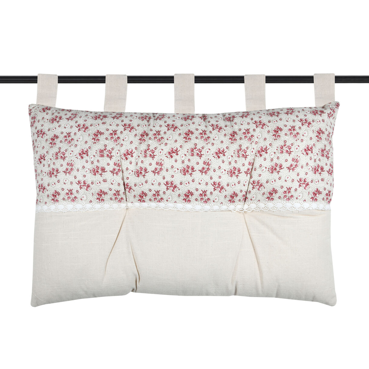 Tête de lit coussin coton (70 x 45 cm) Ginny Rose