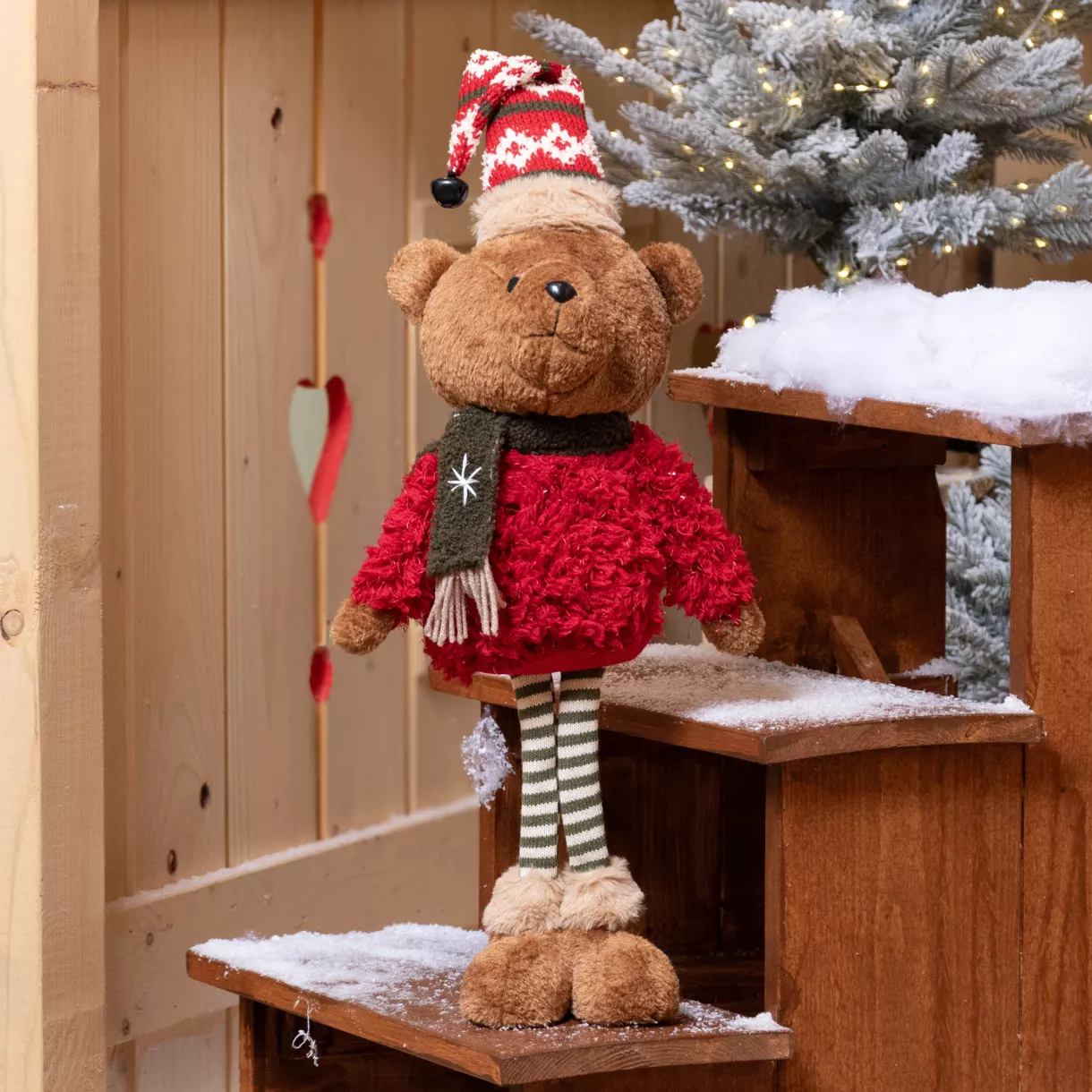 Kerstbeer decoratie (H54 cm) Pippin in de bergen