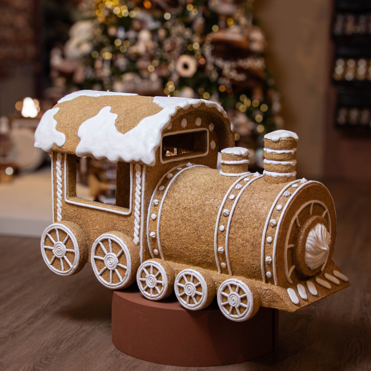 Treno di Natale Gigante (114 x H68 cm) Pan di Zenzero Goloso