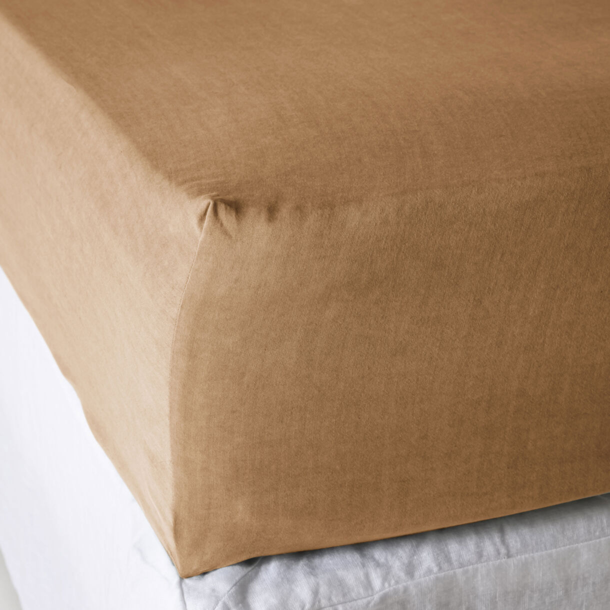 Spannbettlaken aus TENCEL™ Lyocell (140 x 200 cm) Olivia Camel