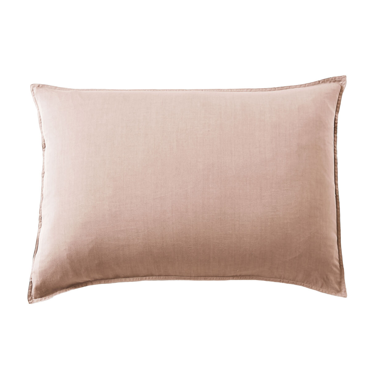 Federa cuscino letto rettangolare in lyocell Tencel™ lavato (50 x 80 cm) Olivia Rosa blush