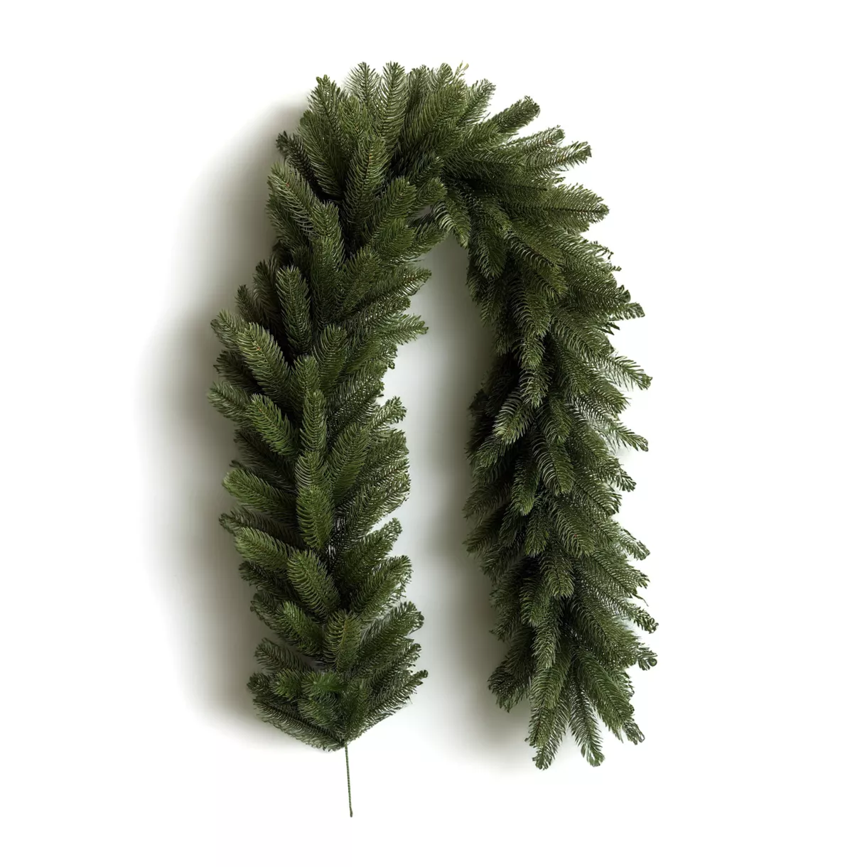 Guirlande de sapin (180 cm - D25) Utah Luxe Vert