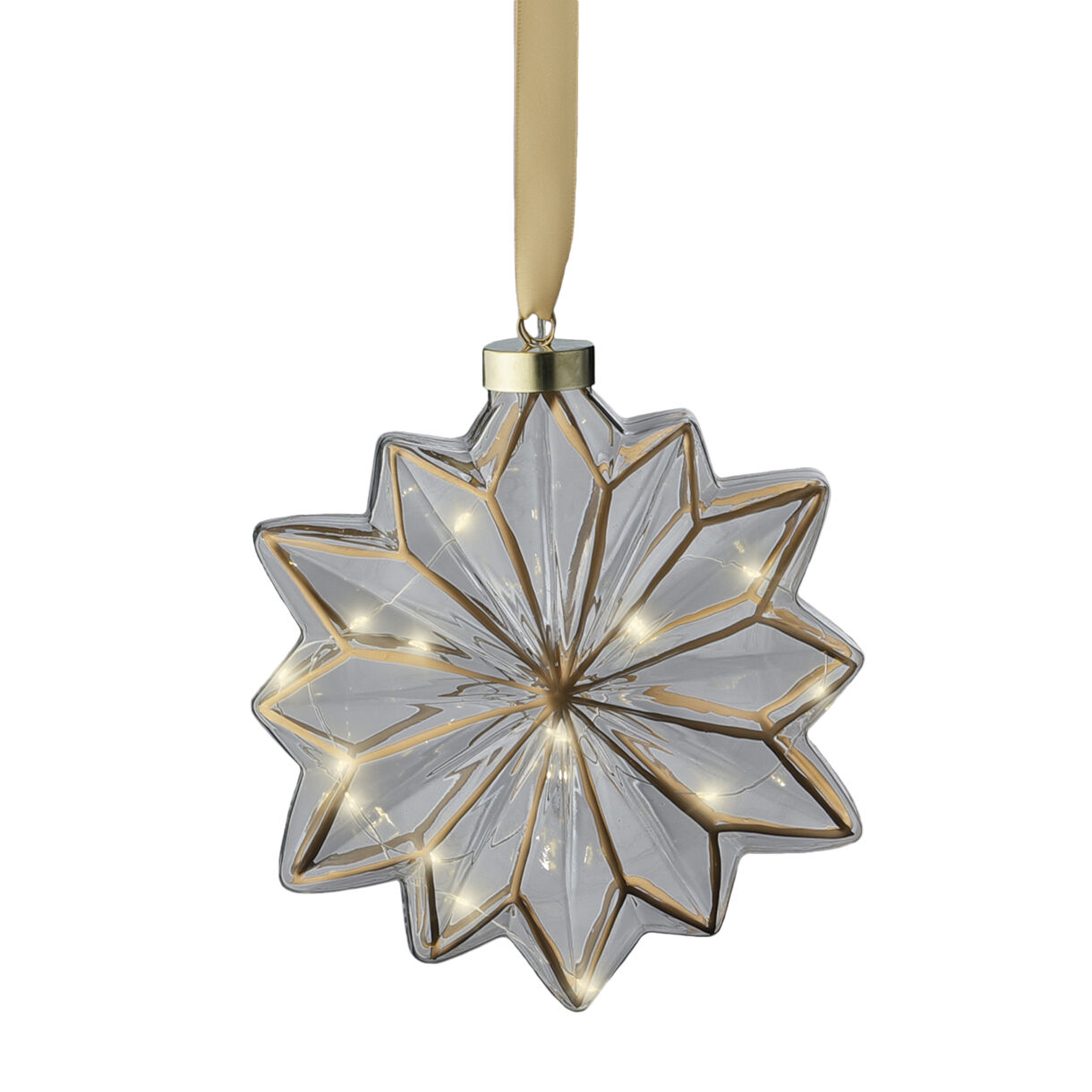 1 Micro LED fleur intŽrieur L8.00-W19.00-H19.00cm-15L clair/blanc chaud