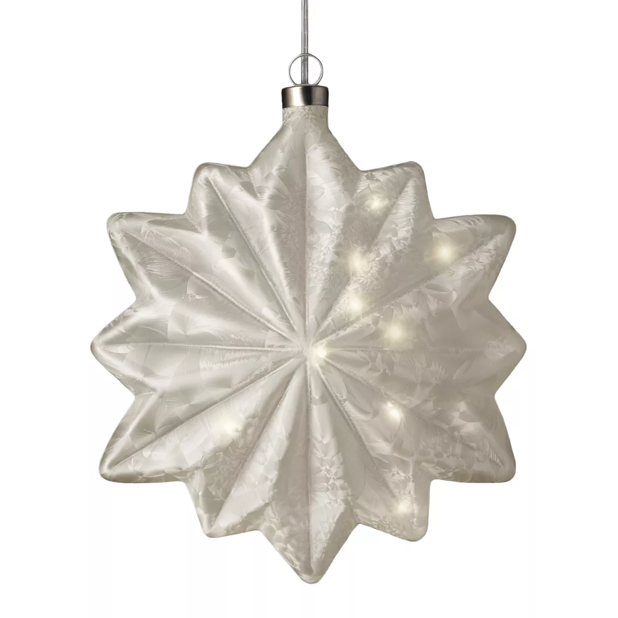 1 Micro LED fleur intŽrieur dia19.00-L8.00cm-15L frost/warm white