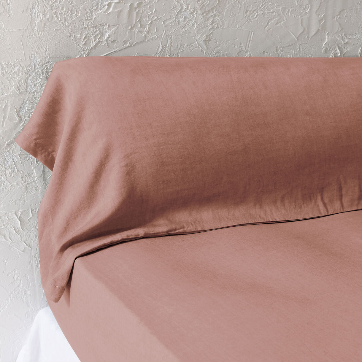 Nekrolsloop gewassen TENCEL™ Lyocell (27 x 185 cm) Olivia Terracotta