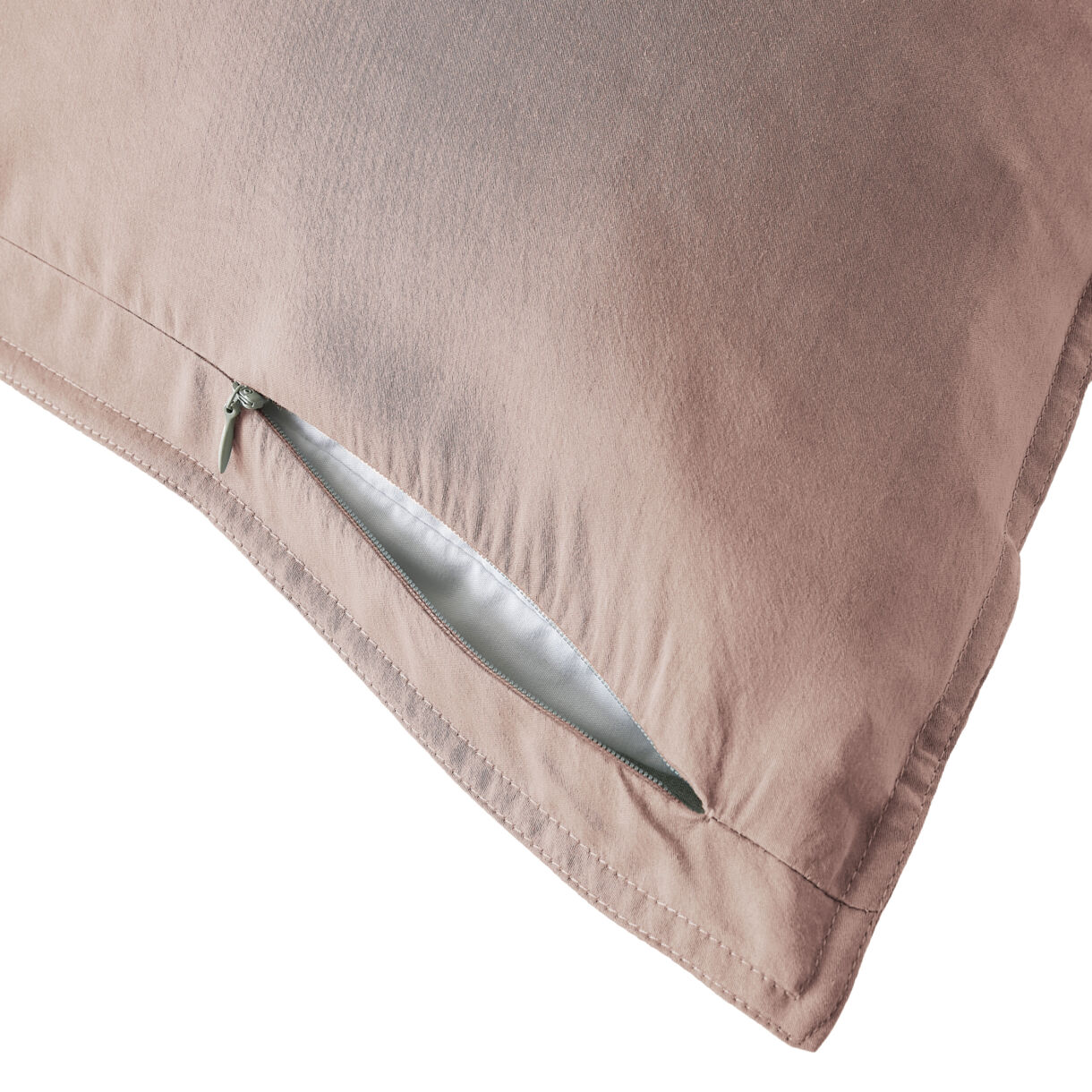 Kussensloop rechthoekig gewassen TENCEL™ Lyocell (50 x 80 cm) Olivia Poederroze