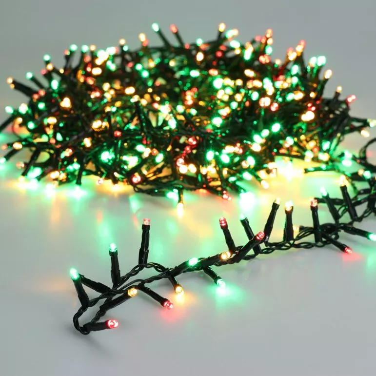 Luces de Navidad Lujo 16 m Multicolor 800 LED