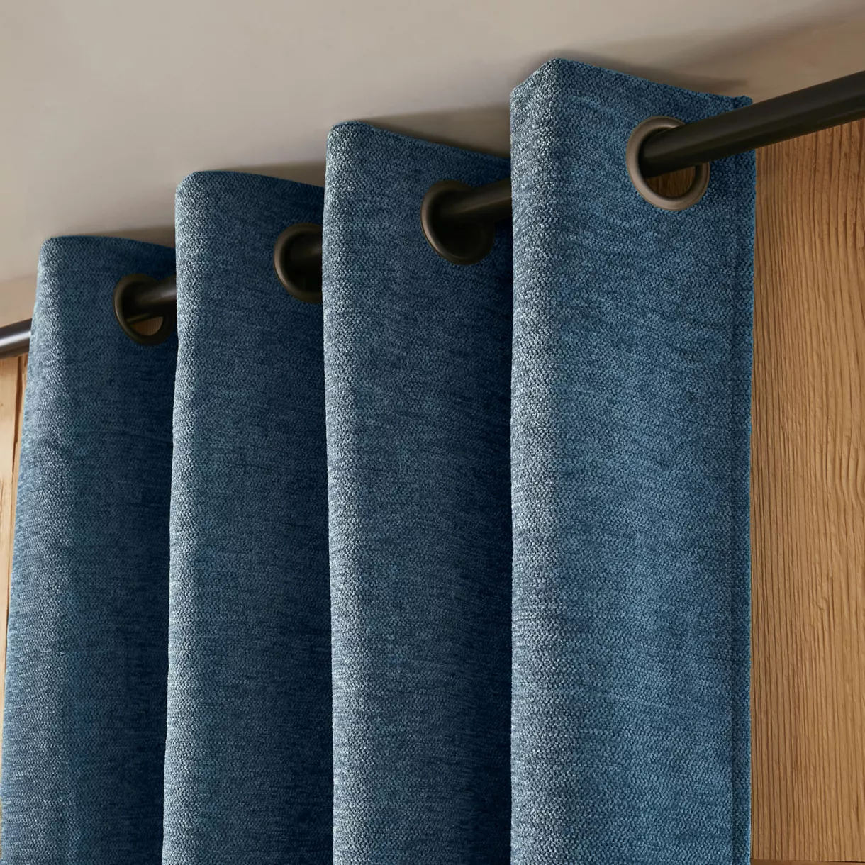 Rideau occultant isolant Total Blackout (140 x 260 cm) Magnus Bleu nuit