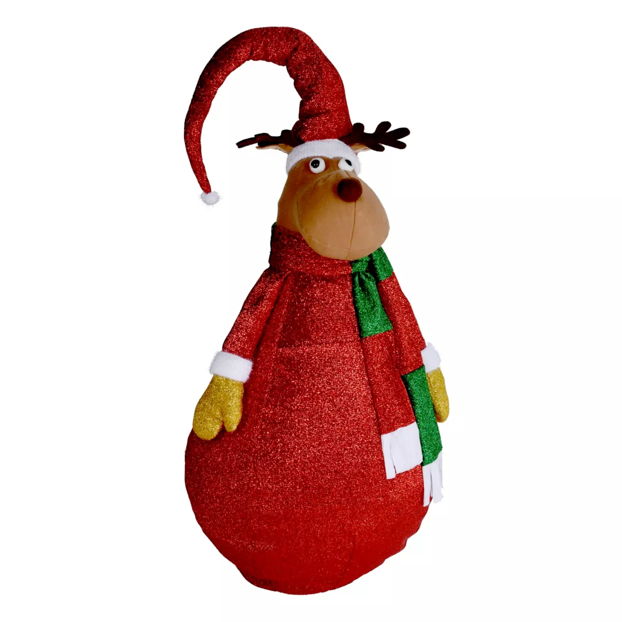 Rendier opvouwbaar verlicht (batterij) H140 cm rood 1