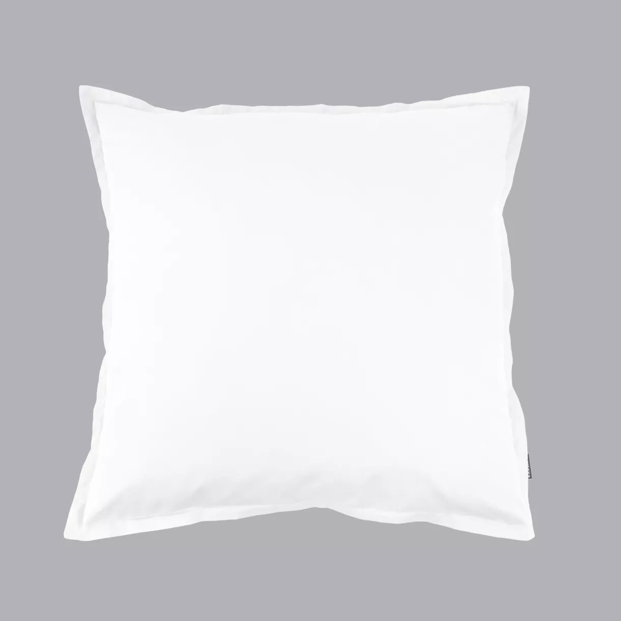 Taie d'oreiller carrée percale de coton (65 x 65 cm) Cali Blanc