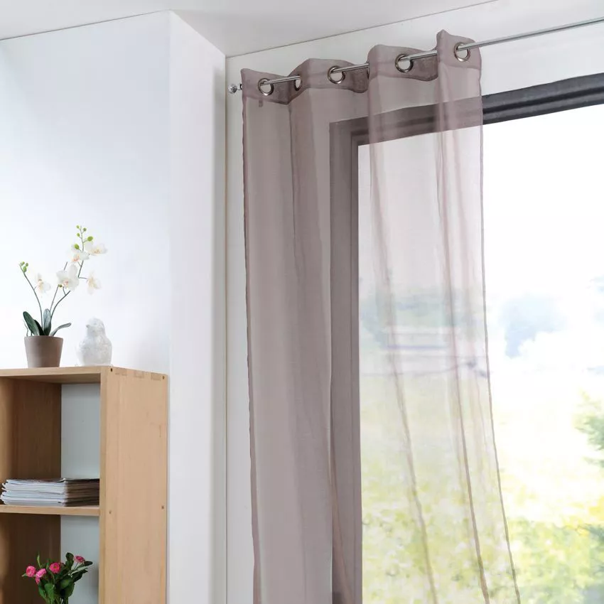 Visillo (135 x Alto 260 cm) Monna Topo