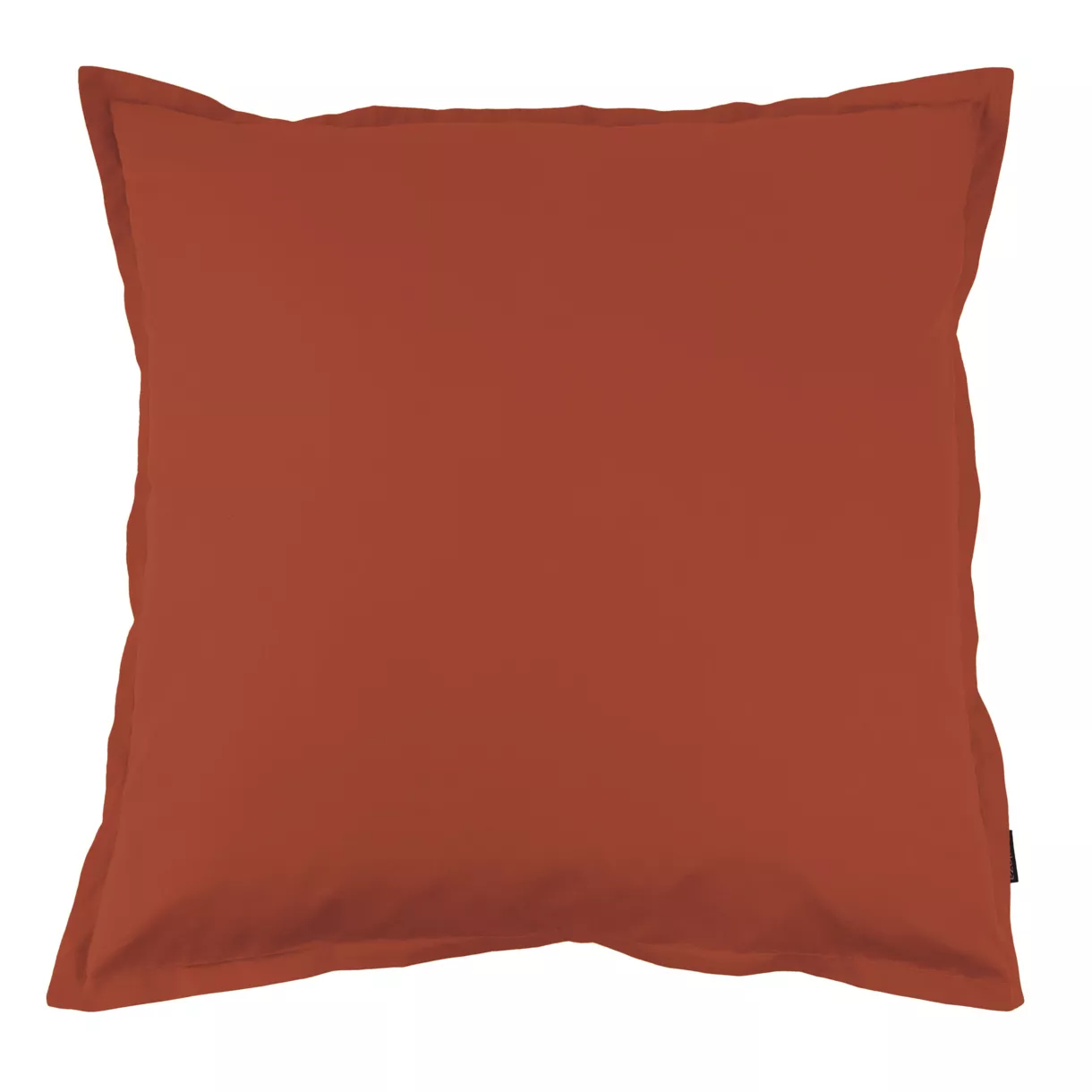 Taie d'oreiller carrée percale de coton (80 x 80 cm) Cali Terracotta
