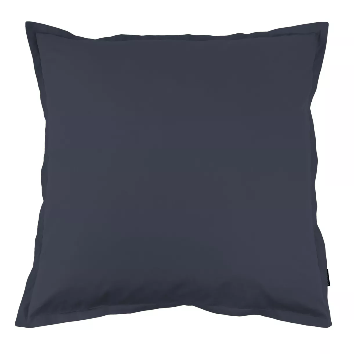 Taie d'oreiller carrée percale de coton (80 x 80 cm) Cali Bleu marine