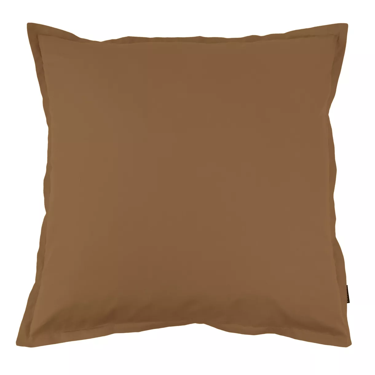 Taie d'oreiller carrée percale de coton (80 x 80 cm) Cali Cappuccino