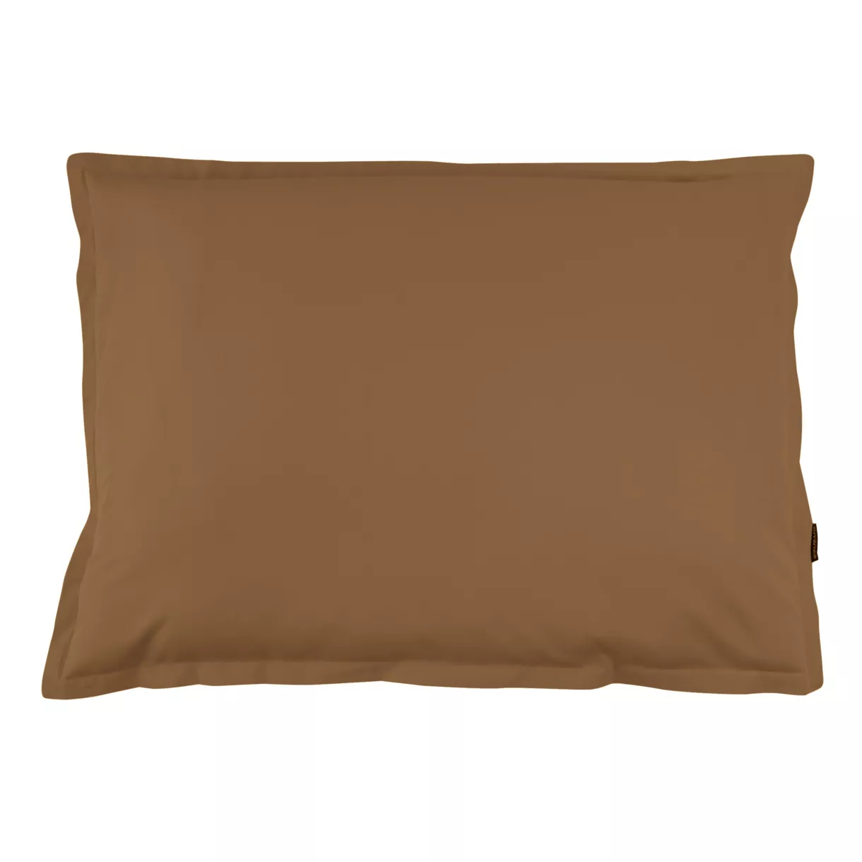 Funda de almohada rectangular de percal de algodón (80 cm) Cali Cappuccino
