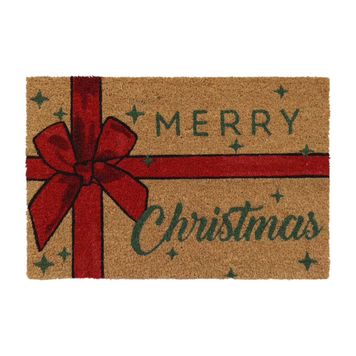 Paillasson de Noël coco (40 x 60 cm) Merry Christmas