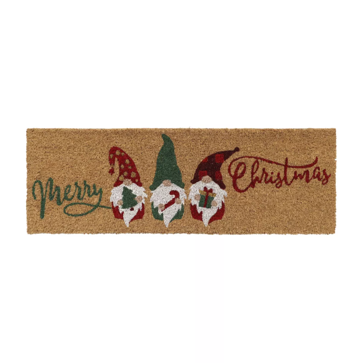Paillasson de Noël coco (25 x 75 cm) Lutins de Noël Multicolore