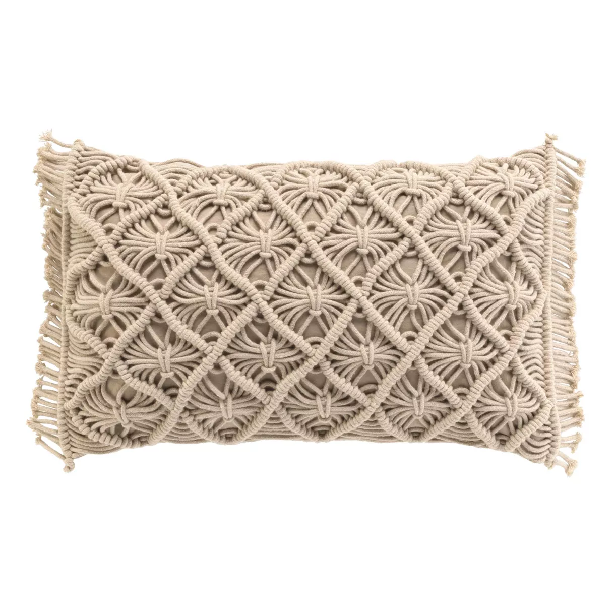 Coussin DŽhoussable (30 x 50 cm) Indy, Coton MacramŽ