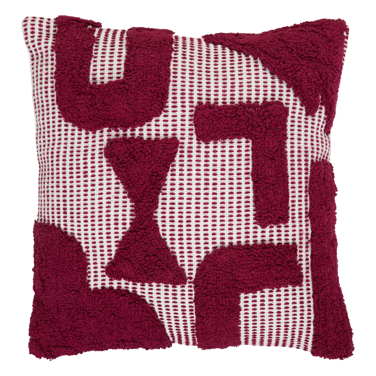 Cojín cuadrado algodón (50 x 50 cm) Poppy Morado