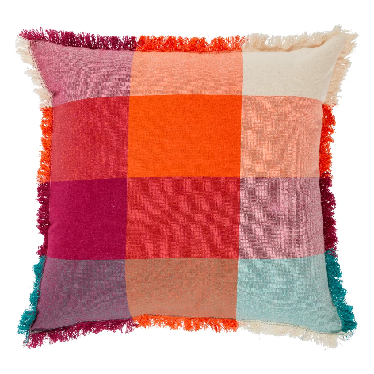 COUSS MADRAS FRANG YUCA 45X45 L. 45 x P. 10 x H. 45 cm
