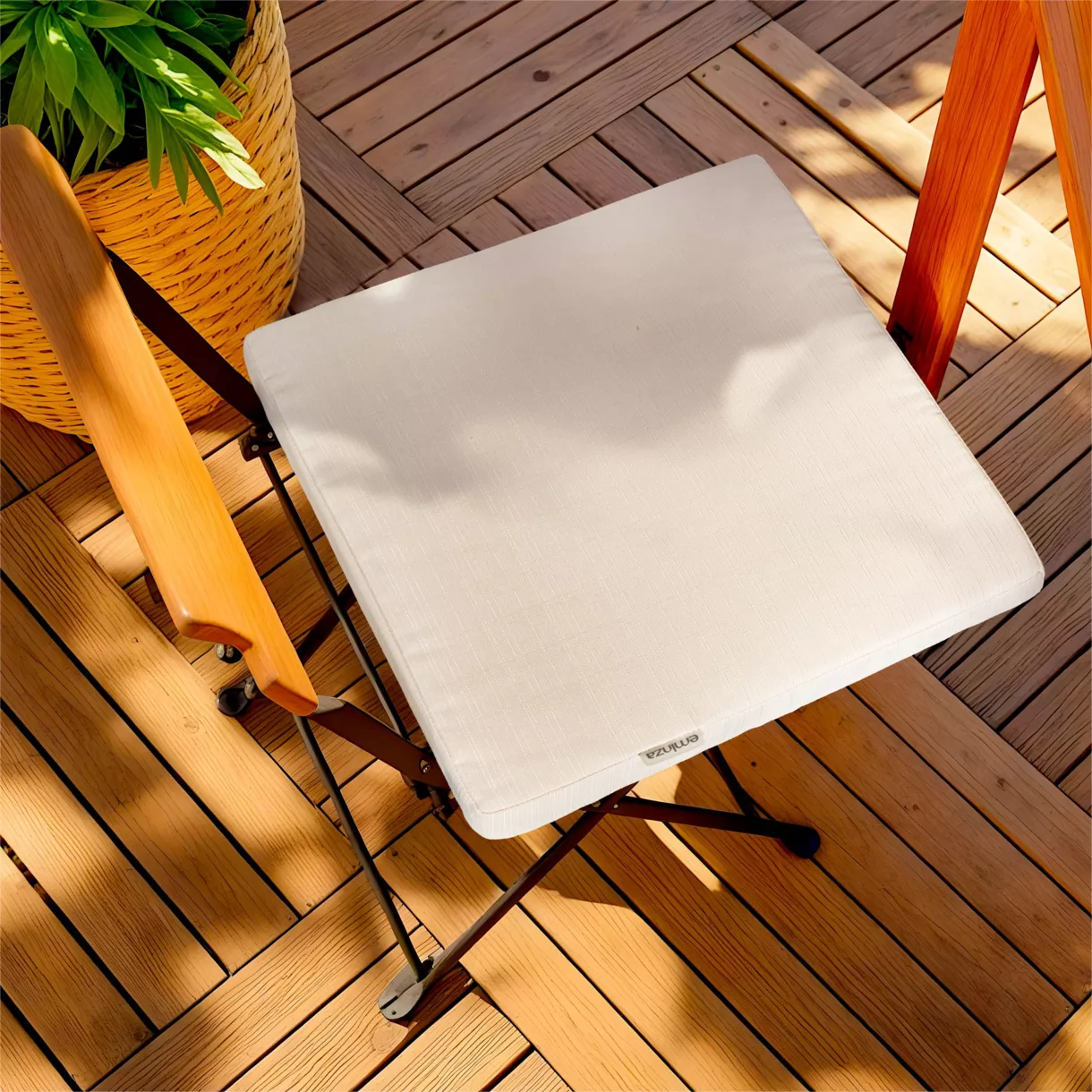 Cojín cuadrado para silla de exterior (40 x 40 cm) Sunset Crudo