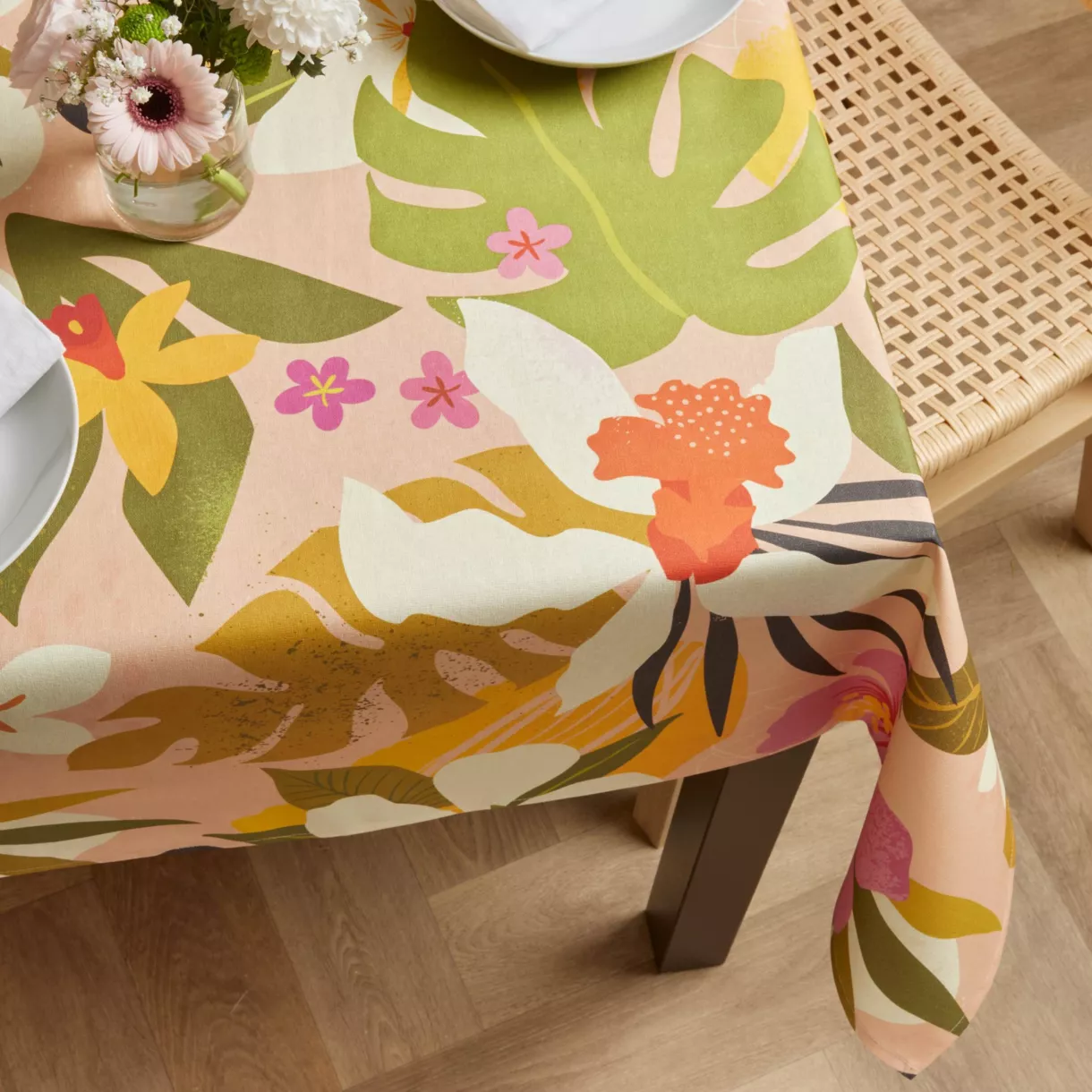 EM - Nappe en coton enduit 150 x 350 cm RIO
