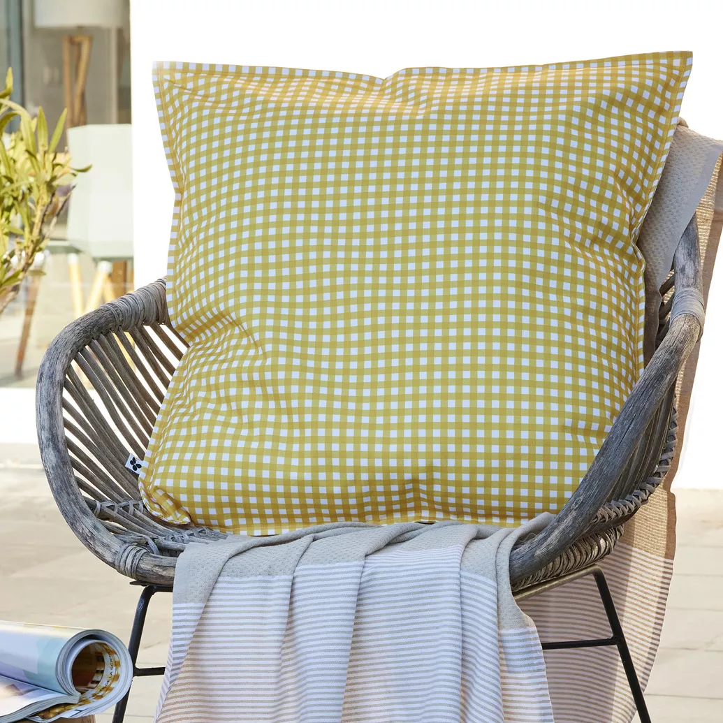 Housse de coussin 60 x 60 cm Polyester imprimŽ + enduction VICKIE Soleil