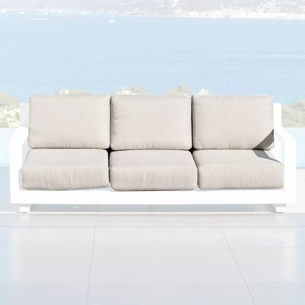 Housses de coussin de remplacement pour Canapé 3 places Elba Taupe