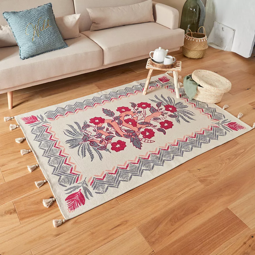 TAPIS COT IMP WILD 120X170 L. 170 x P. 120 x H. 1 cm