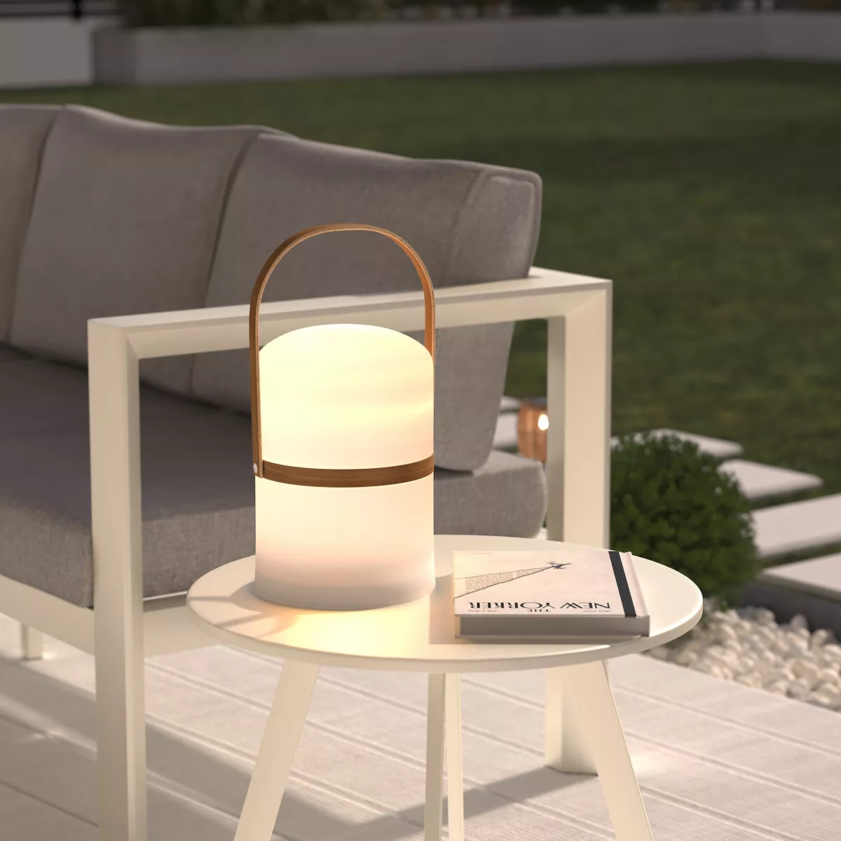 LPE EXT USB KIARA BLC H36 D. 18 x H. 36 cm