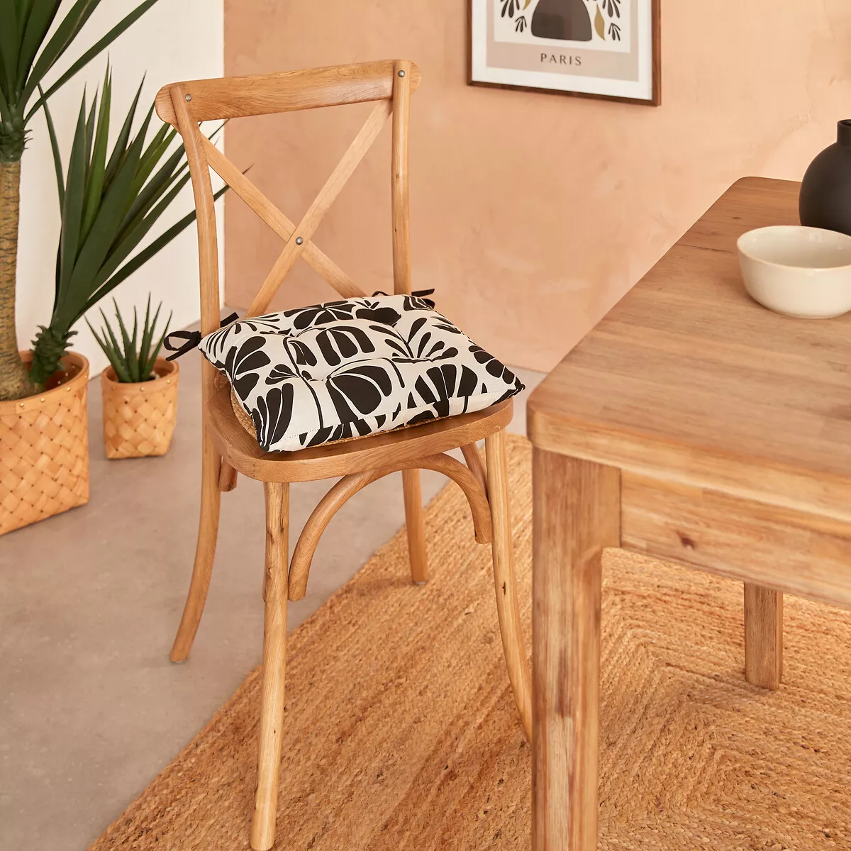 GALETTE CHAISE COT TWIS 38X38 L. 38 x P. 38 x H. 4,5 cm