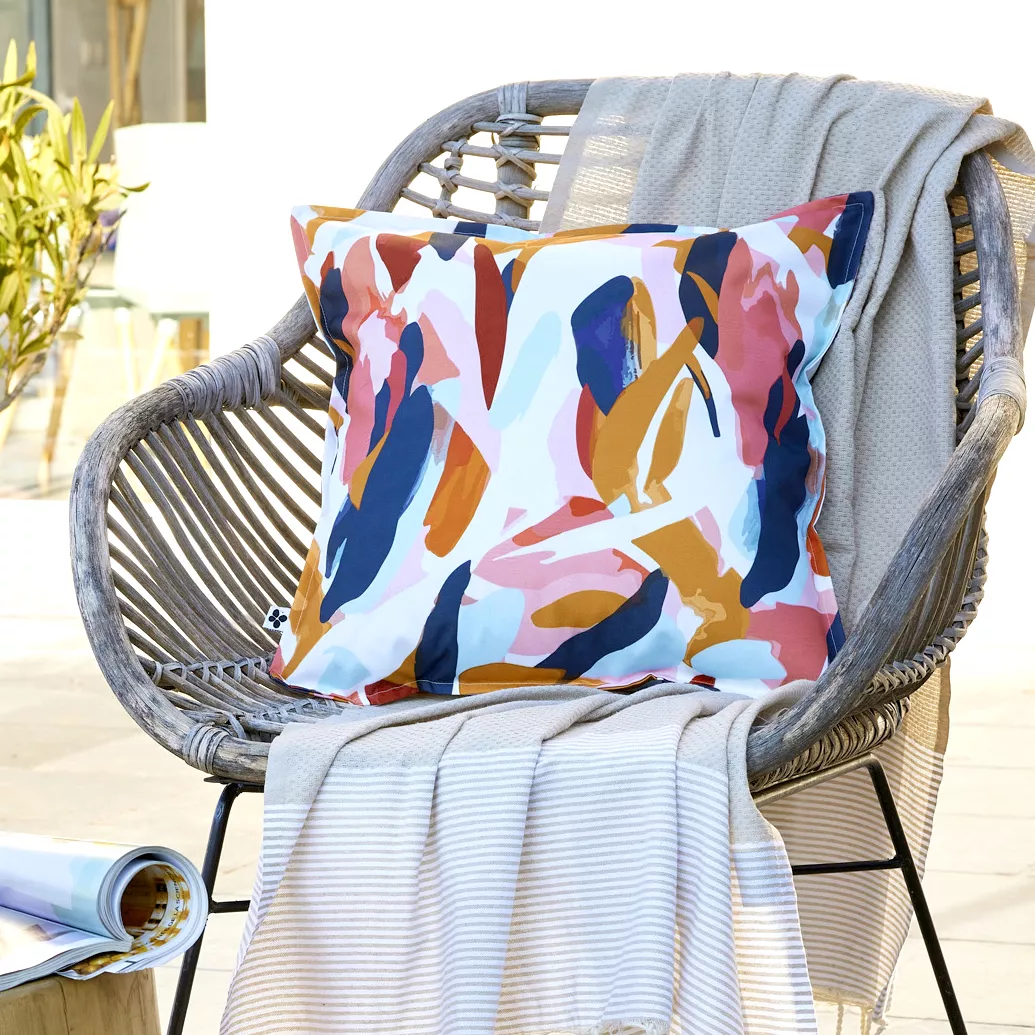 Housse de coussin 45 x 45 cm Polyester imprimŽ + enduction JULIANNE