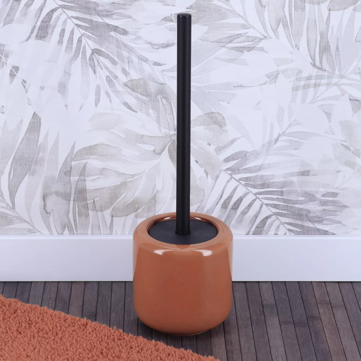 BROSSE WC  GRES LAQUE - AMBRE