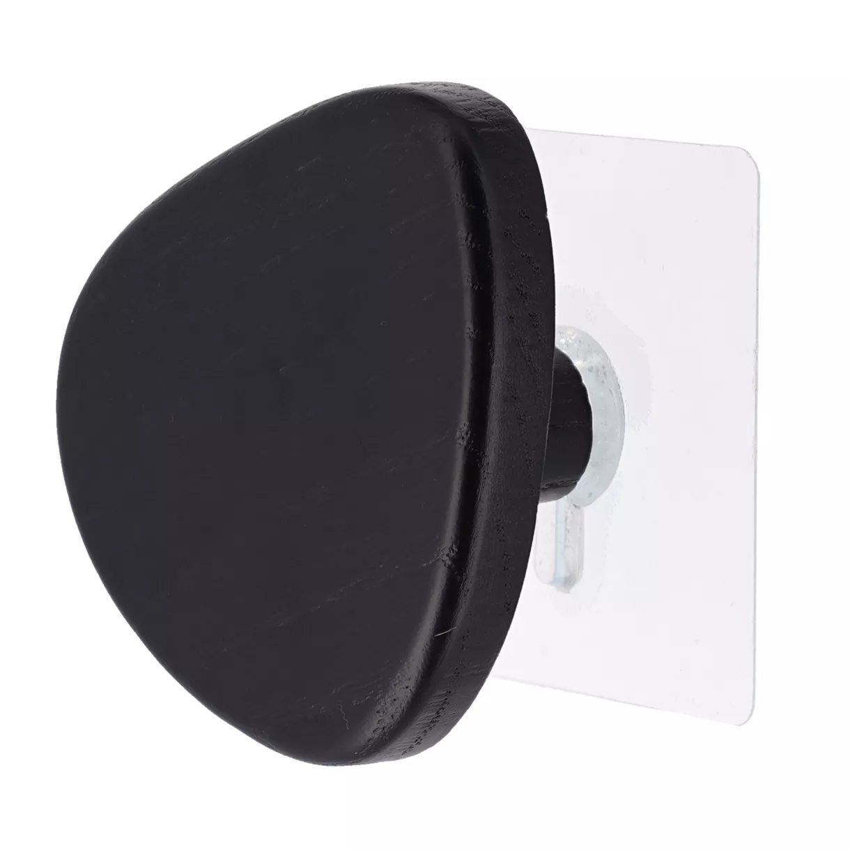 PATERE BOIS FORME GALET GRAND MODELE - NOIR