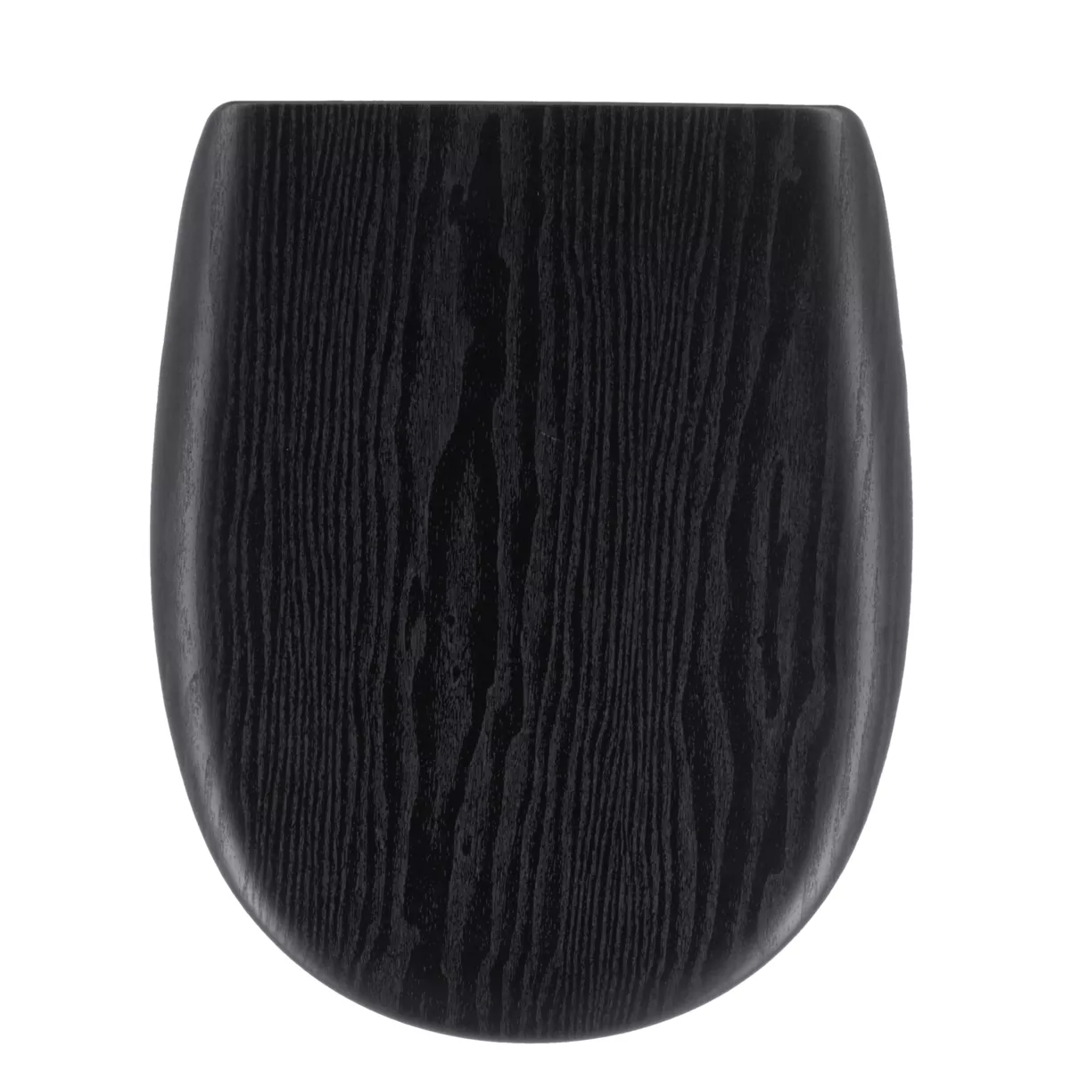 WC-bril 18 inch MDF Houtlook Scandi Zwart