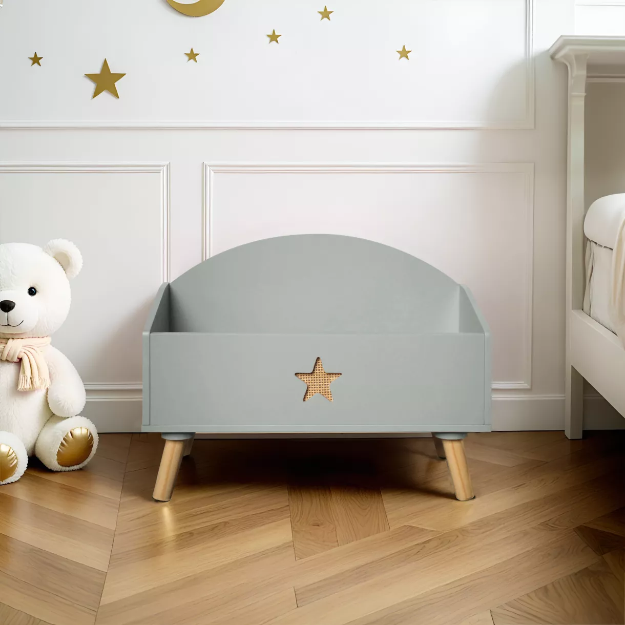 Meuble de rangement 1 niche vert Stars Eminza Kids 